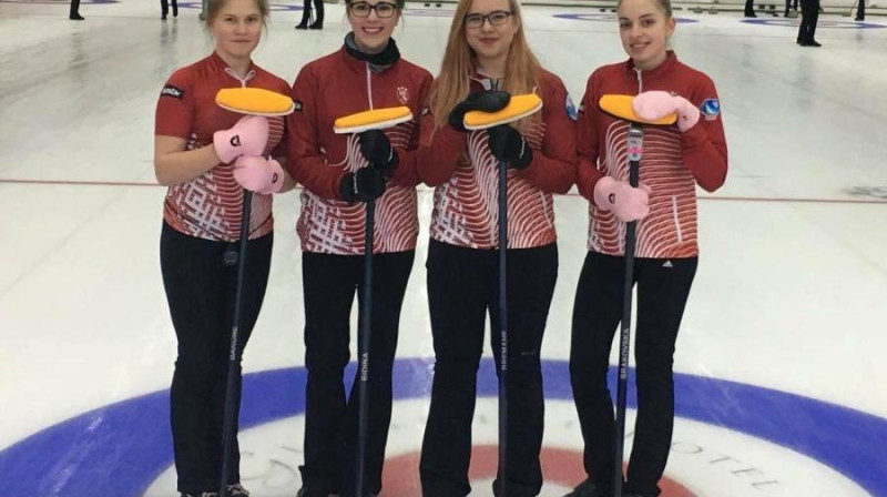 Latvijas junioru meiteņu kērlinga komanda
