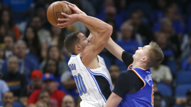 Ārons Gordons pret Kristapu Porziņģi
Foto: USA Today Sports/Scanpix