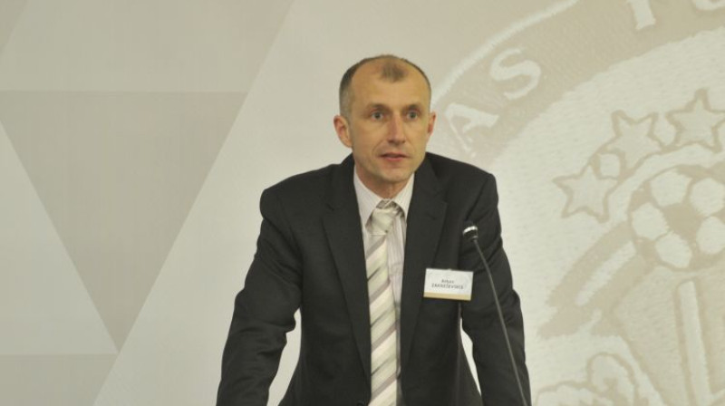 Arturs Zakreševskis, JDFS "Alberts" galvenais treneris
Foto: Romāns Kokšarovs (f64)