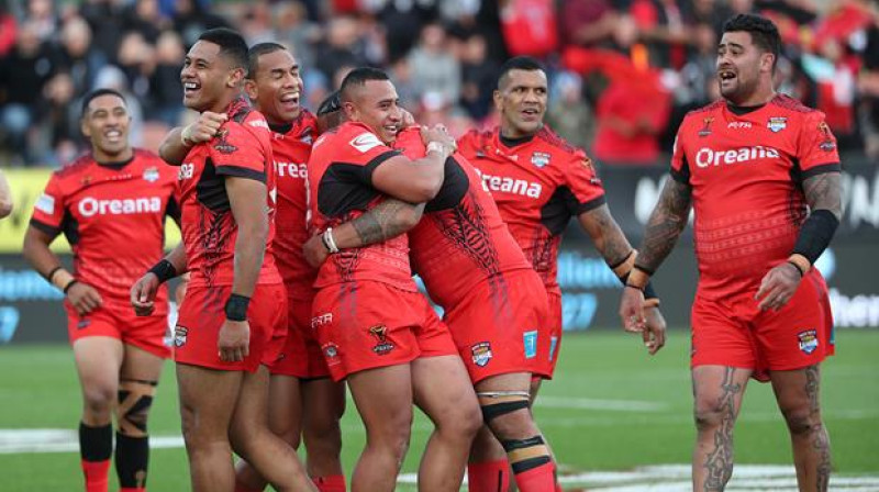 Tongas izlases regbisti
Foto: NRL.com