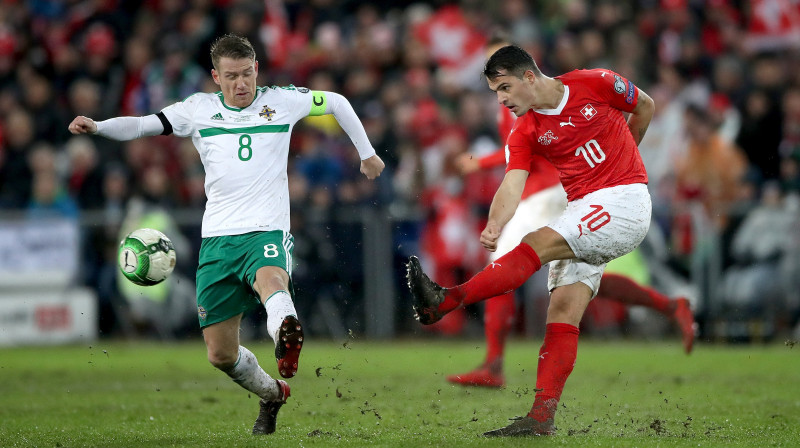 Šveice pret Ziemeļīriju
Foto: PA Wire/PA Images/Scanpix