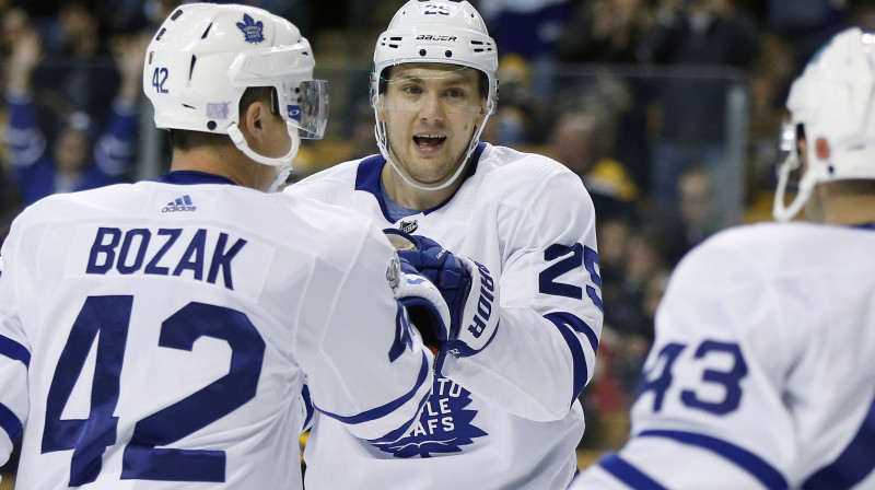 "Maple Leafs" hokejisti svin vārtu guvumu
Foto: TT NYHETSBYRÅN/Scanpix