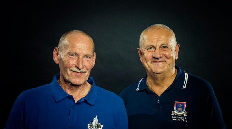 Pēteris Višņevičs un Nikolajs Romaņenko
Foto: Renārs Koris