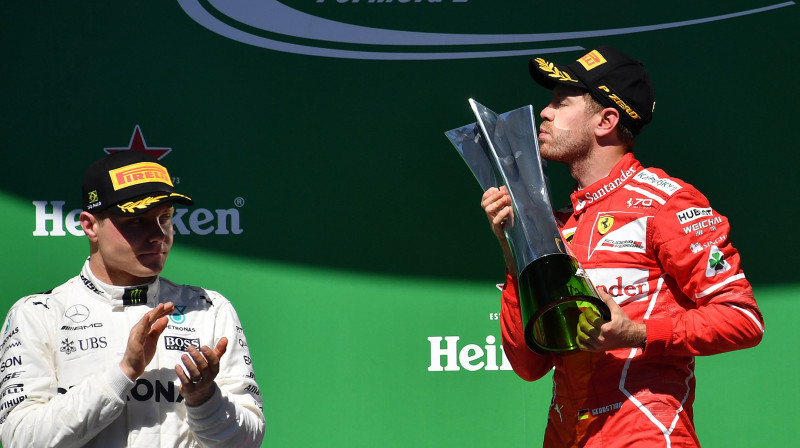 Botass un Fetels uz pjedestāla Brazīlijā
Foto: AFP/Scanpix