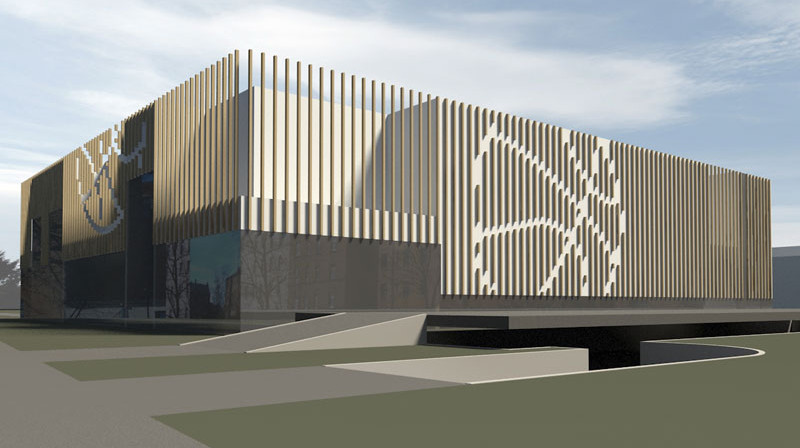 Šādi varētu izskatīties daudzfunkcionālā halle Krišjāņa Barona ielā 99C. 
Foto: LBS