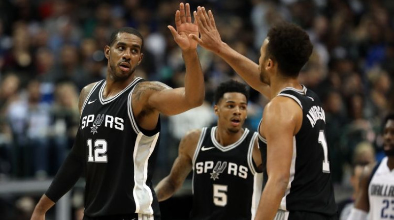 Lamarkuss Oldridžs un Kails Andersons
Foto: AFP/Scanpix