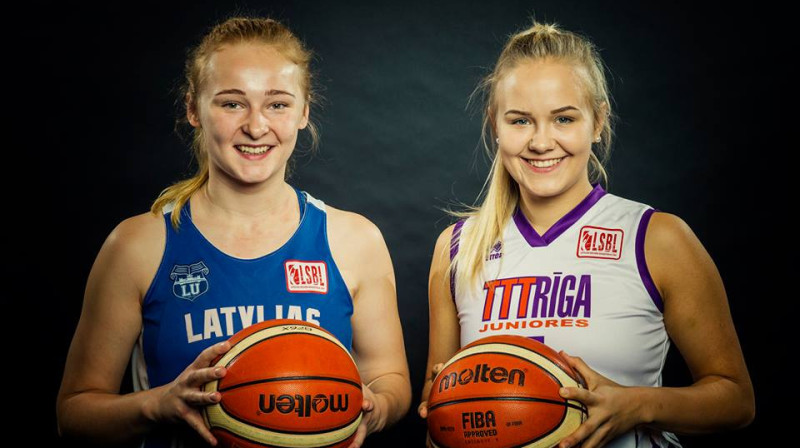 Ieva Jundase un Marianna Kļaviņa
Foto: Basket.lv