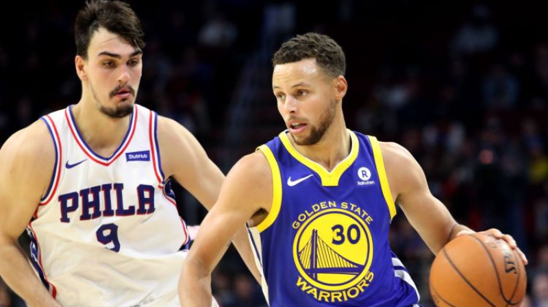 Dario Šaričs un Stefens Karijs
Foto: AFP/Scanpix