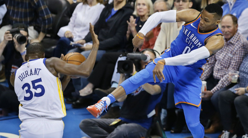 Kevins Durents un Rasels Vestbruks
Foto: AP/Scanpix