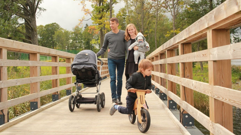 Edgars Bertuks ar ģimeni
Foto: no personīgā arhīva