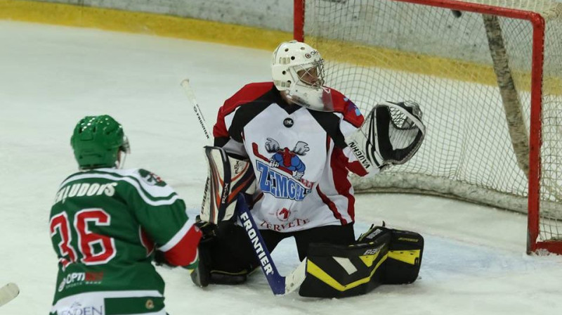 Romāns Ņekļudovs gūst vārtus pret bijušo komandu
Foto: HK Liepāja