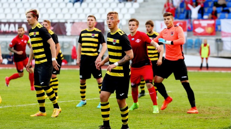 "Babīte/Dinamo" savā pēdējā spēle Virslīgā pret "Spartaku"
Foto: Nora Krevņeva-Baibakova