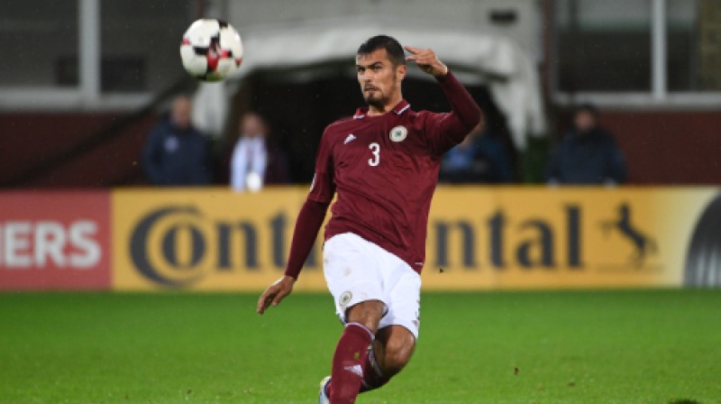 Latvijas izlasē Ņikita Koļesovs aizvadījis septiņas spēles
Foto: Romāns Kokšarovs/f64