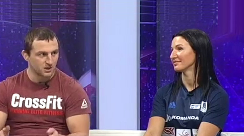 Armands Zvirbulis un Anastasija Grigorjeva
Foto: LTV7