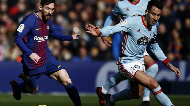 Lionels Mesi guva vārtus, bet "Barcelona" šoreiz neuzvarēja
Foto: AP/Scanpix