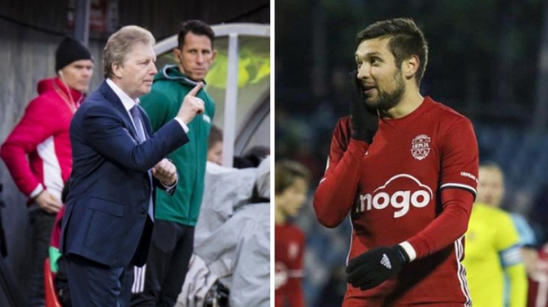 Aleksandrs Starkovs un Artūrs Karašausks
Foto: LFF, Mārtiņš Sīlis/FK "Liepāja"/"Mogo"