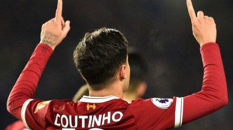 Filips Koutinju guva vienus vārtus, asistēja divos komandas biedru, kā arī bija atbildīgs par pretinieka sitienu savos

Foto: AP/Scanpix