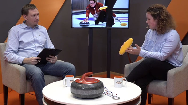 Jānis Freimanis un Santa Blumberga
Foto: Ekrānuzņēmums