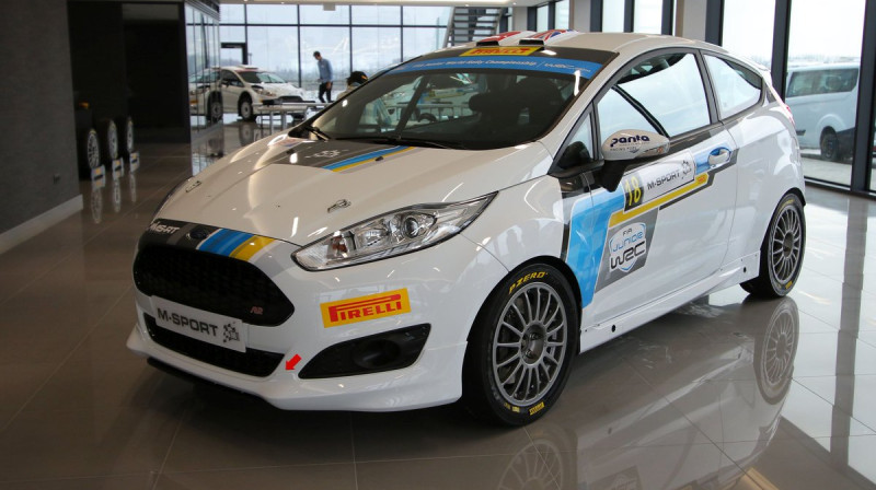 Ar šādu auto brauks JWRC dalībnieki
Foto: M-Sport