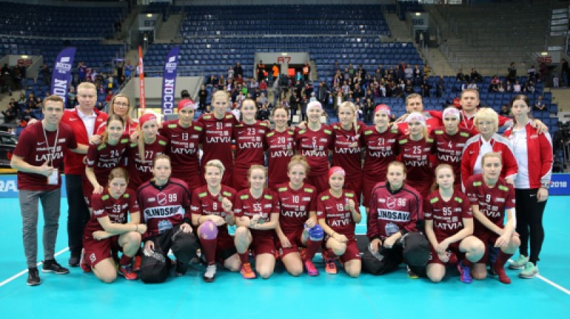 Latvijas izlase
Foto: Ritvars Raits, floorball.lv