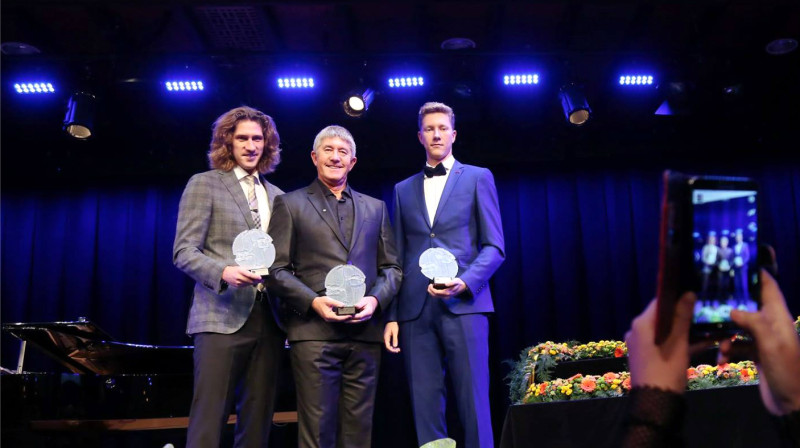 Gada balvu ieguvēji: Aleksandrs Samoilovs, Genādijs Samoilovs, Mihails Samoilovs
Foto: jurmala.lv