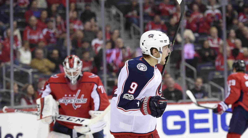 Artemijam Panarinam piecas piespēles mačā pret "Devils"
Foto: AP/Scanpix