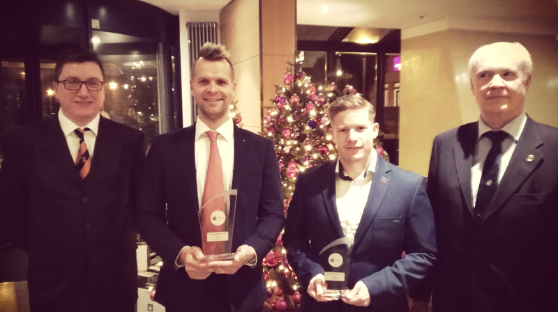 Martins Benne, Štefans Hāgens, Uvis Slakteris un Peters Bardenhoiers 
Foto: LUMSF