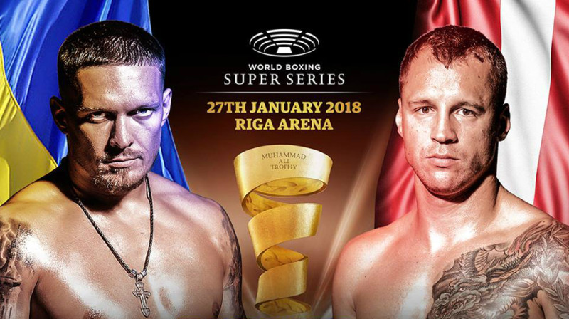 Oleksandrs Usiks un Mairis Briedis
Foto: World Boxing Super Series