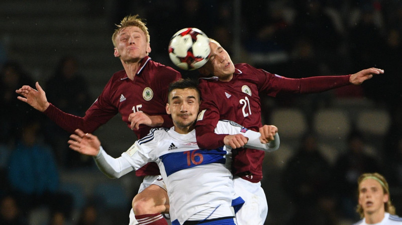 Ivans Lukjanovs un Glebs Kļuškins
Foto: Romāns Kokšarovs, Sporta Avīze, f64