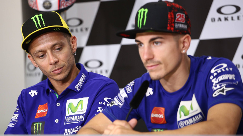 Valentino Rosi un Maveriks Vinjaless
Foto: imago sportfotodienst/Scanpix