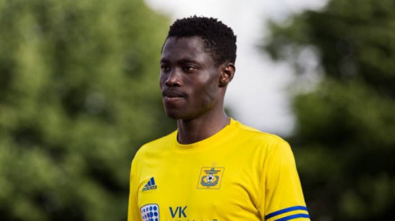 Virslīgas labākais uzbrucējs Adeleki Akinjemi
Foto: Raitis Supe/Futbola virslīga