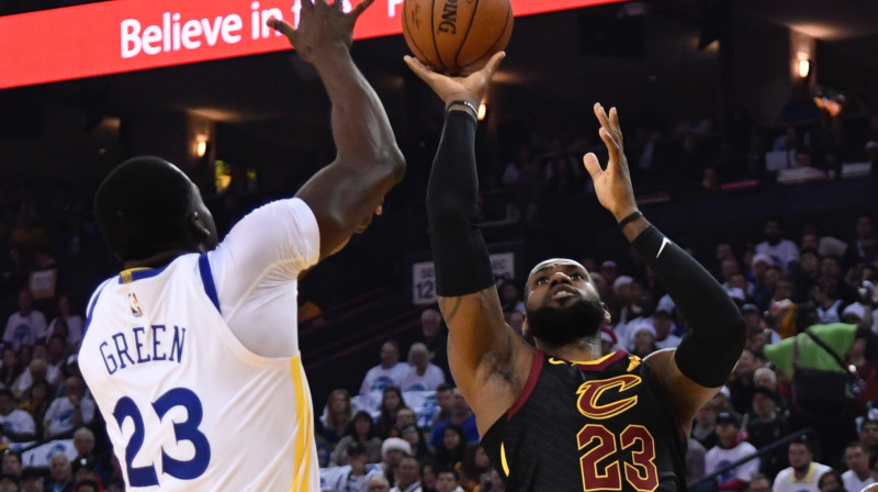 Dreimonds Grīns un Lebrons Džeimss 
Foto: USA Today Sports / Scanpix