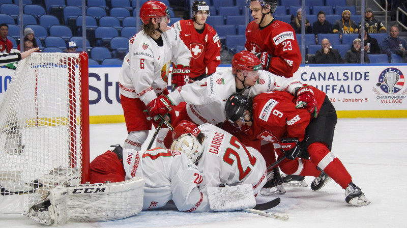 Šveice pret Baltkrieviju
Foto: Mark Blinch/The Canadian Press/PA Images/Scanpix