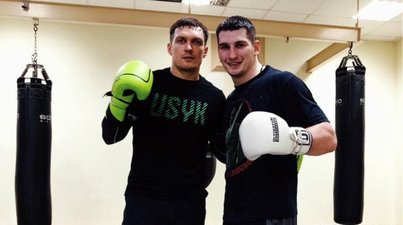 Oleksandrs Usiks un Aleksejs Papins
Foto: vk.com/oleksandr_usyk_1987