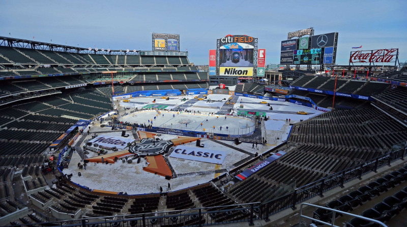 "Citi Field" stadions Ņujorkā. Laukuma veidošanai izmantoti 75 tūkstoši litru ūdens
Foto: Sipa USA/Scanpix