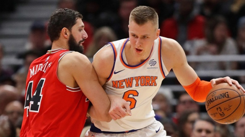 Kristaps Porziņģis uzbrukumā
Foto: AFP/Scanpix