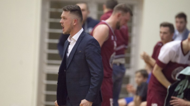 ''Jelgava/LLU'' galvenais treneris Gatis Justovičs
Foto: www.jelgavasvestnesis.lv