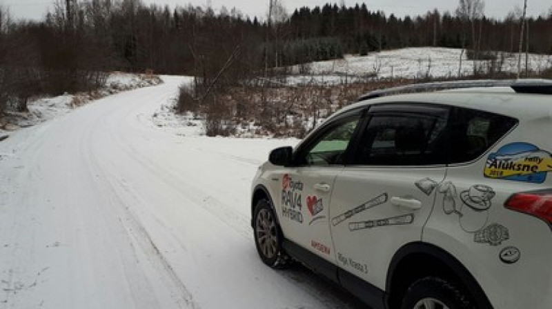Apstākļi rallija norises vietā
Foto: Rally Alūksne
