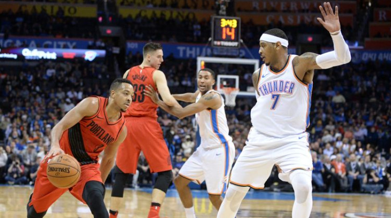 Karmelo Entonijs pret Portlendu
Foto: USA TODAY Sports/Scanpix