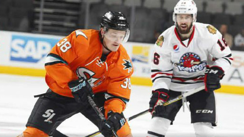 Rūdolfs Balcers 
Foto: San Jose Barracuda