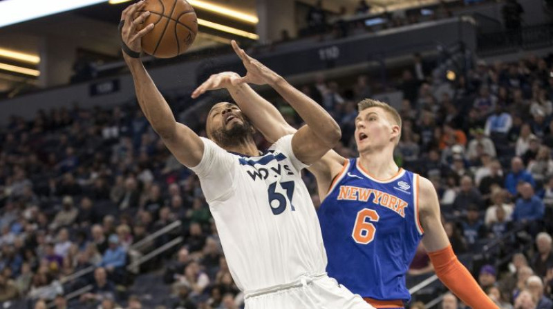 Kristaps Porziņģis spēlē Minesotā
Foto: USA Today Sports/Scanpix