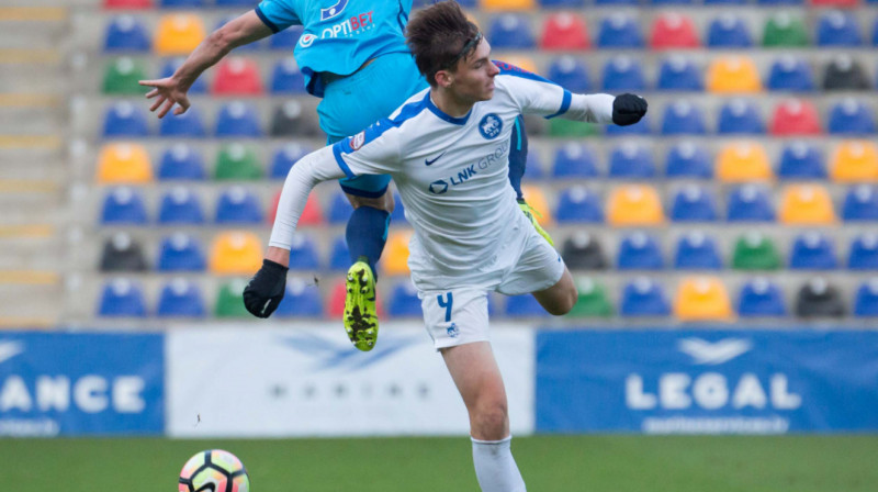 Roberts Uldriķis cīņā
Foto: FK RFS