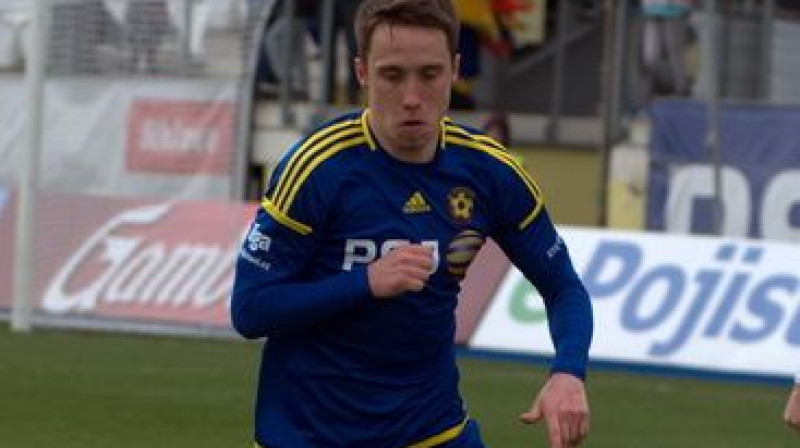 Dāvis Ikaunieks 
Foto: fcvysocina.cz