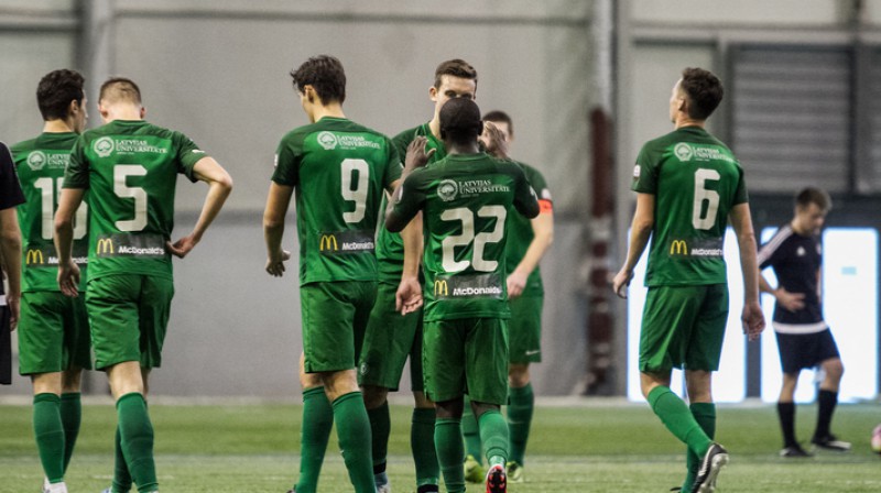 FK "Metta/LU" spēlē pret "Albertu"
Foto: "Metta/LU"