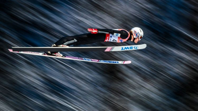 Daniels Andrē Tande lidojumā
Foto: imago/Eibner Europa/Scanpix