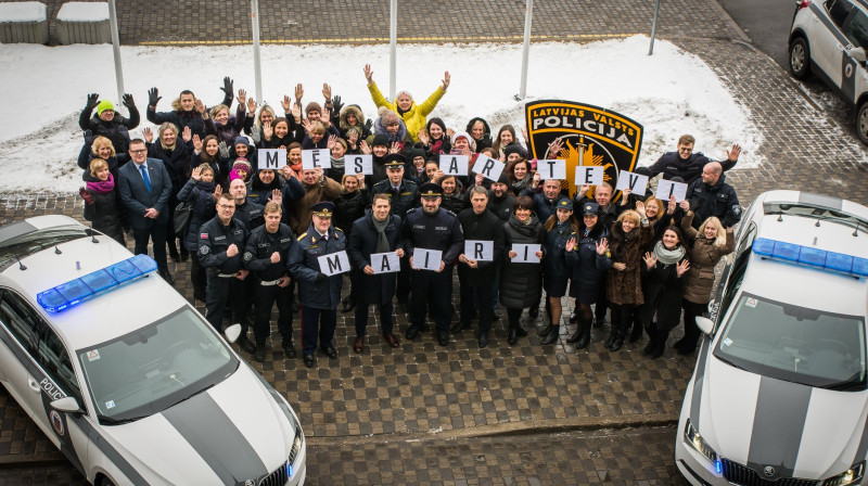 Brieža atbalsta pasākums
Foto: Valsts policija