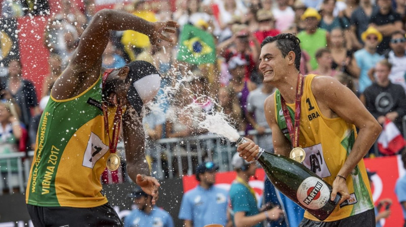 Evandru un Andrē
Foto: Beach Majors