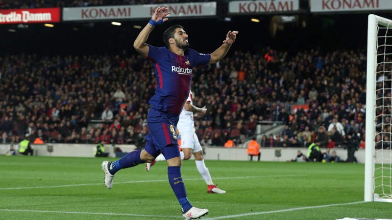 Luiss Svaress pēc rezultāta izlīdzināšanas
Foto: Reuters/Scanpix