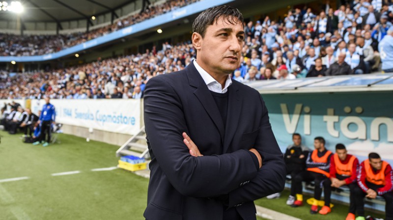 Goce Sedloskis viņa vadītās "Vardar" Čempionu līgas kvalifikācijas mačā pret Zviedrijas "Malmo"
Foto: imago/Bildbyran/Scanpix