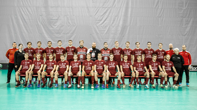 Latvijas vīriešu izlase
Foto: Raivo Sarelainens, floorball.lv